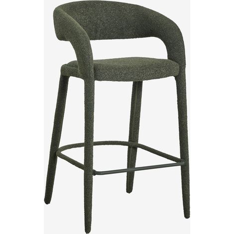 Pack de 2 tabourets hauts 75 cm tapissés Arazeina SKLUM