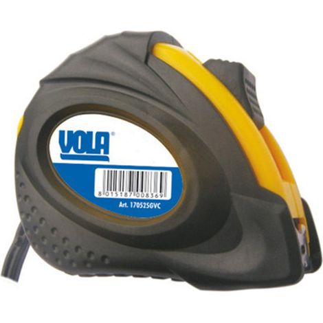 Flexómetro profesional de 3 metros de longitud y 19mm de ancho fabricado en ABS y acero lacado
