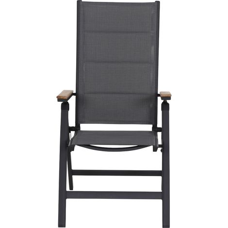 Tesoro Klappsessel Alu, Textil, Teak FSC 100% (1/5)
