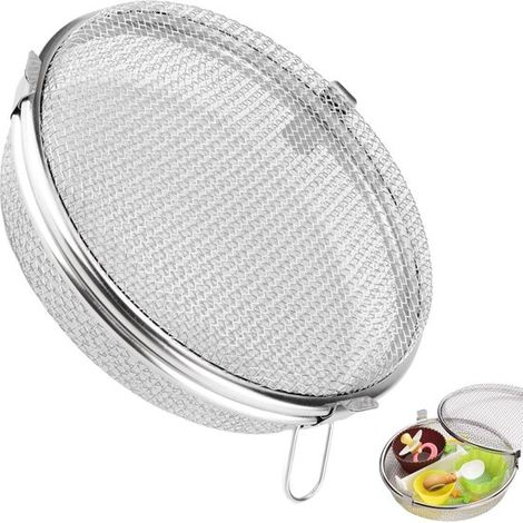 Cestello per lavastoviglie, cestello per piatti in acciaio inox, cestello scolapiatti rettangolare a rete per utensili da cucina, adatto per oggetti di piccole dimensioni. (1/5)