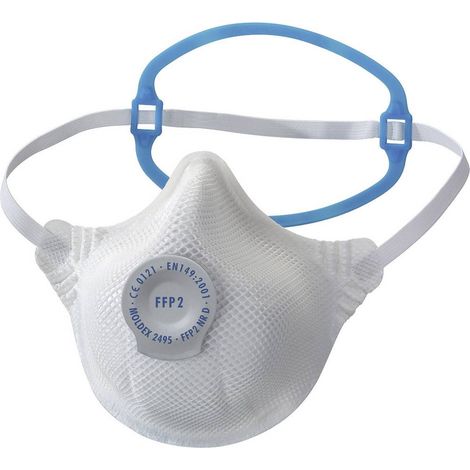 Moldex Smart Solo 249501 Mascherina antipolvere con valvola FFP2 D 20 pz. EN 149:2001, EN 149:2009 DIN 149:2001, DIN 14 (1/5)