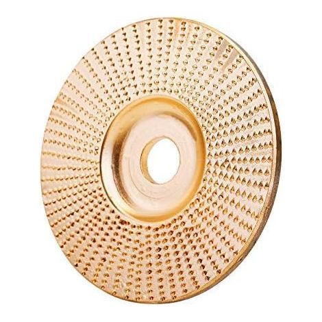 100mm Meule Angle en bois pour Meuleuses - Ponçage outil Rotatif pour Sculpter Disque Abrasif pour Meuleuse D'Angle Alésage en Tungstène(1 pièce) (1/5)