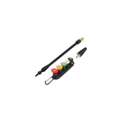 Perche de rechange pour nettoyeur haute pression avec buse turbo, 5 buses et support de buse, compatible avec Bosch, Black & Decker, AR, Stanley, Mac Allister et Cecotec (1/5)