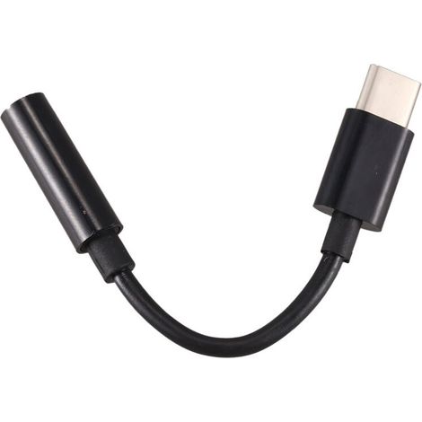 Il s'agit d'un lot de 10 adaptateurs de câble USB-C vers prise jack casque/écouteurs de 3,5 mm, doté d'une interface auxiliaire audio stéréo Type-C 3.1 (connecteur mâle vers femelle 3,5 mm).