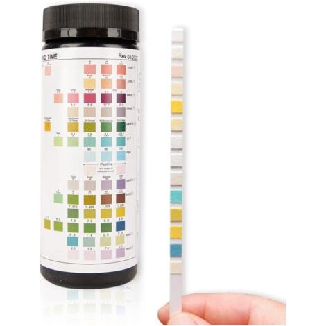 FENOPLASTICAUlisem de test Direct pour piscine et spa – Paquet de 100 bandelettes, test du pH, d (1/5)