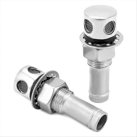 Verstärkte Gastankentlüftungen, kompatibel mit Rohren mit einem Innendurchmesser von 5/8 Zoll (16 mm), aus Edelstahl 316, für Schiffe und Yachten. (1/5)