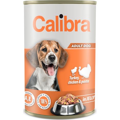 Calibra Dog Premium Pavo Pollo Pasta Jelly Box 12x1240G NDR