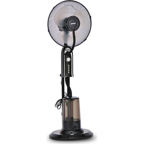 Ventilateur brumisateur - Générique - Sur pied - 40 cm - 3 vitesses - Télécommande