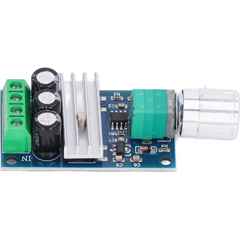 2 Stück Motordrehzahlregler PWM-Regler-Schalter-Steuermodul DC 6V 12V 24V 28V 3A (1/5)