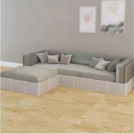 Tapis de protection pour jouets à placer sous le canapé, 21 cm de haut, 160 cm de long, facile à installer. (1/5)