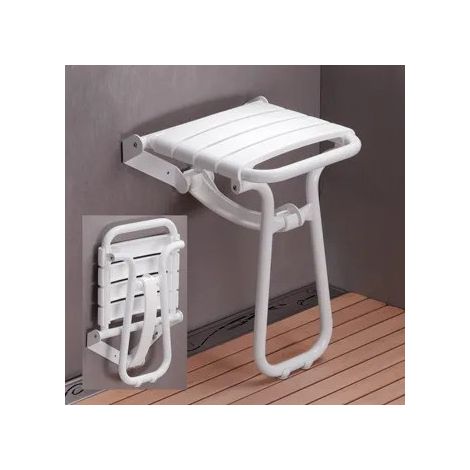Sedile doccia pieghevole con cavalletto automatico