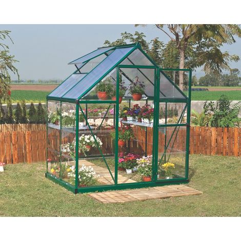Canopia Hybrid Serra Da Giardino in Policarbonato 126X185X208 cm Verde (1/5)