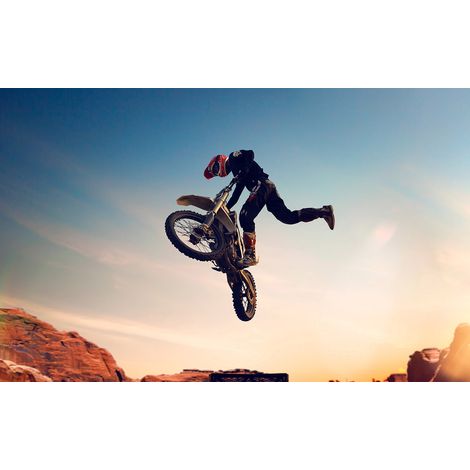 Papier peint panoramique Motocross - 130 cm x 81 cm (1/2)