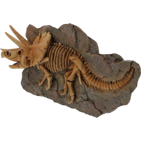 Modèle de Squelette Fossile Dinosaure Décoratif Mural en Résine Marron, Ornement Suspendu Unique, Décoration Intérieure pour Maison et Bureau, Pièce Unique pour Passionnés (1/5)