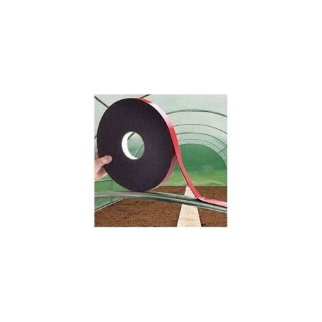 2 pièces de ruban en mousse résistant à la chaleur et conducteur de chaleur pour cerceaux de serre de jardin 20mm 20m,