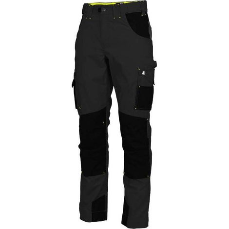 Pantalon de Travail Adam - Taille 40 - Noir - Résistant et Confortable - D-Work