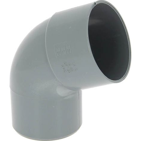 Coude PVC mâle-femelle 67°30 Ø80