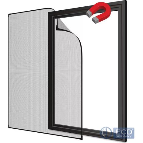 1 Moustiquaire magnétique sans perçage maille fibre de verre lavable fenêtre bois alu PVC(Troisième trimestre : septembre) (1/5)