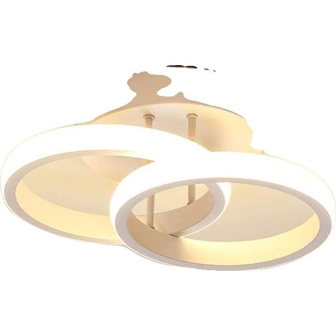 Plafoniera a LED, luce bianca calda, design contemporaneo, A7108, M-a (1/2)