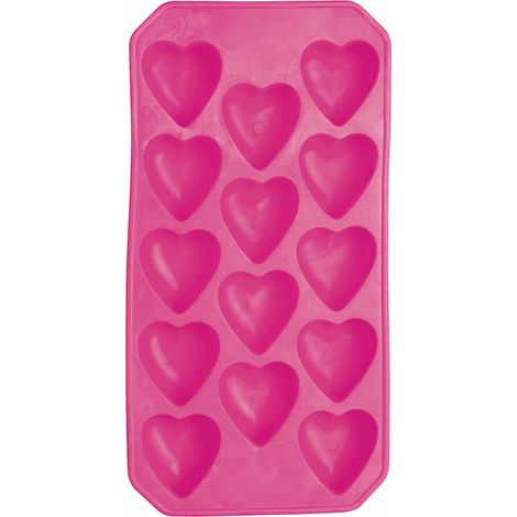 Cubitos de hielo con forma de corazón