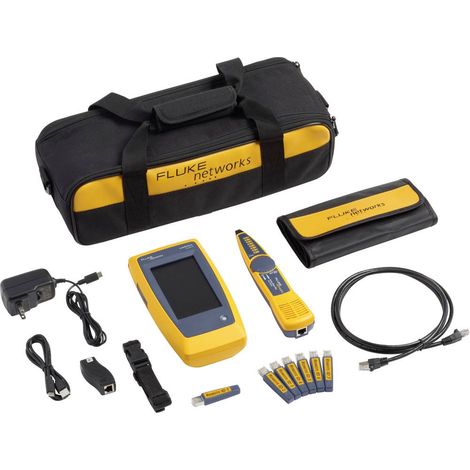 Fluke Networks LIQ-DUO-KIT-H6-EU Tester per cavi, reti e WiFi Adatto per (Specifiche di rete (CAT)): CAT 4, CAT 5, CAT (1/5)