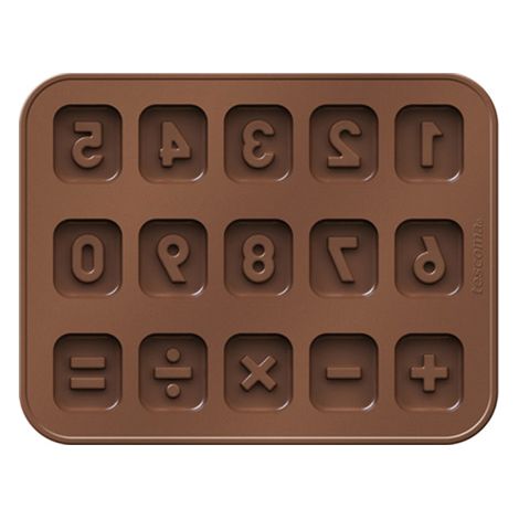 CORTAPASTAS CON MOLDE CHOCOLATE NUMEROS - 630966