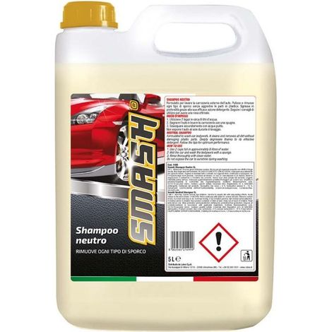Smash 5lt shampoo detergente neutro per auto