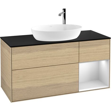 Villeroy & Boch F952MTPC Meuble sous lavabo Finion F95 (1/2)
