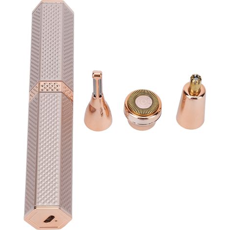 Tondeuse à sourcils électrique étanche et légère 4 en 1, épilateur corporel pour femmes et hommes (1/5)