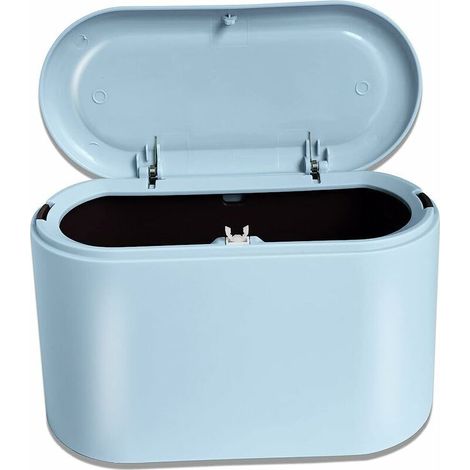 Poub de cuisine Mini Poub en Plastique Avec Couvercle,Petite Poub de Tabl, Pour les salles de Bains, Bureaux , Bureau,Cuisine, Voiture,Porte-Maquillage