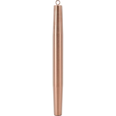 Rouleau à pâtisserie en acier inoxydable 304, couleur or rose, idéal pour la pâtisserie, la pâte à sucre, les pizzas, les tartes et autres pâtisseries. (1/5)