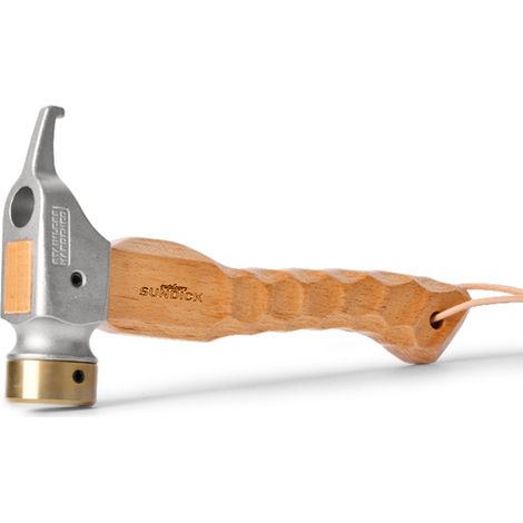 Camping Hammer - Marteau de camping pour tentes : outil de retrait des piquets d'auvent, extracteur de piquets de tente ultra-résistant, marteau en acier avec sangle de maintien (1/5)