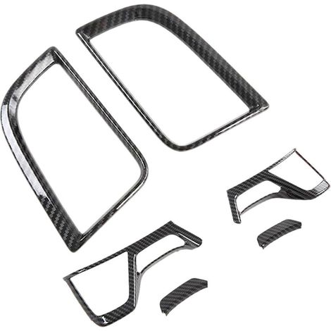 Set mit 6 Zubehörteilen für Mitsubishi Pajero Sport 2020: 2 Luftauslassrahmen und 4 Lenkradbezüge. (1/5)