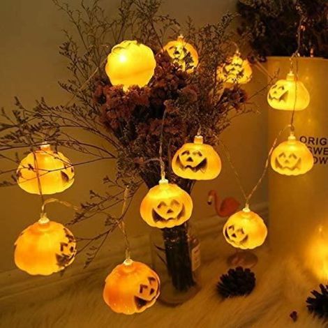 Guirlande lumineuse - - Halloween - 10 LED - Alimentation par piles - IP65 (1/5)