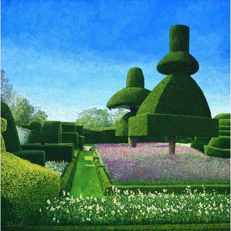 Levens Hall Topiary Karte mit Umschlag