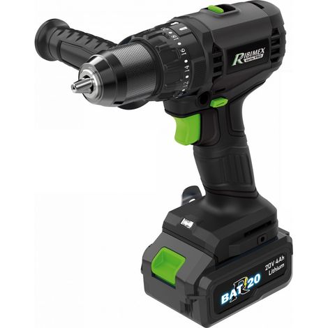 Trapano avvitatore a batteria 20v + batteria - prbat20/pro4 - ribimex