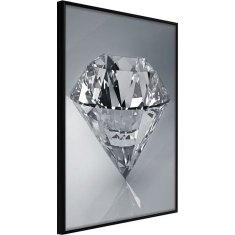Affiche Murale Encadrée "Precious Gem" 40 x 60 cm Noir