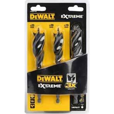 DeWalt DT90237-QZ Set de 3 brocas para madera 152 mm