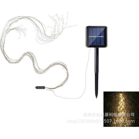 fil de cuivre étanche, guirlande lumineuse LED multibrins romantique pour mariage, festival, arbre, vigne, branche, ciel étoilé, lumière chaude, 8 modes (1/5)