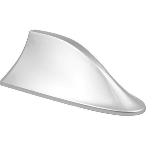 Aileron de requin décoratif et étanche pour voiture, accessoire élégant pour SUV et modification de véhicule, couleur argent. (1/5)