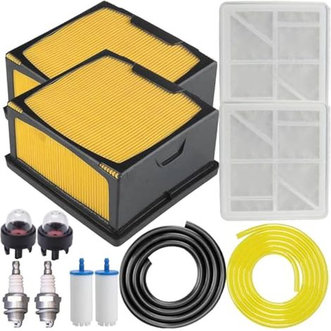 574362302 Filtre à air pour Husqvana K760 K770 tronçonneuse à béton K750 K 760 K 770 Kit de Mise au Point de Coupe-Moteur Remplacez 574362301 25470601 525470602 avec préfiltre (1/5)