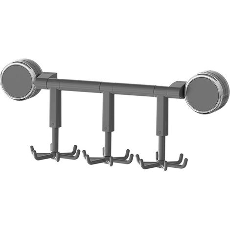 Space Saving Suction Cup Utensil Holder Multi Purpose Rotating Hook for Easy Installation in Any Room Home Storage Accessory (1/5)