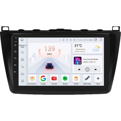 Radio para coche, pantalla de 9 pulgadas, sistema operativo Android 13, S4-4G 8-Core-4G 32GB (1/2)