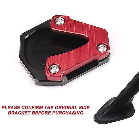 Passend für Benelli TRK702 TRK 702 X 20222023 Motorrad-CNC-Seitenständer-Verlängerungsplatte – ROT, OHNE LOGO