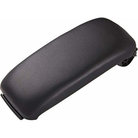 AMXCNOY Mittelarmlehnenbezug mit Grundplatte, für Audi A3 8P / Audi A5 (2003–2013), schwarzes Leder, OE-Nr.: 8P0864245P (1/4)