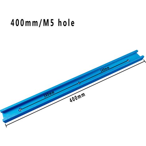 alliage d'aluminium bleu de 40 mm Modification à faire soi-même d'un rail de guidage pour scie circulaire électrique à table inversée, avec poignée de poussée et rail de guidage de type 30 (1/5)