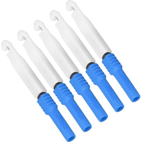 Lot de 5 sondes de test aiguille perçante 0.7mm avec gaine accessoire pour multimètre auto labo industrie laiton PVC (1/5)