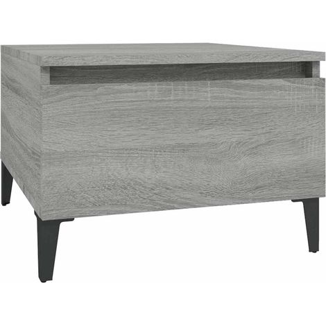 Maison Exclusive - Beistelltisch Grau Sonoma 50x46x35 cm Holzwerk (1/5)