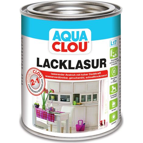 CLOU Aqua Clou Lack Lasur L17 Farblos 750ml (1/2)