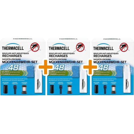 Thermacell Mückenabwehr Nachfüllpackung 48 Stunden 3er Set (1/2)